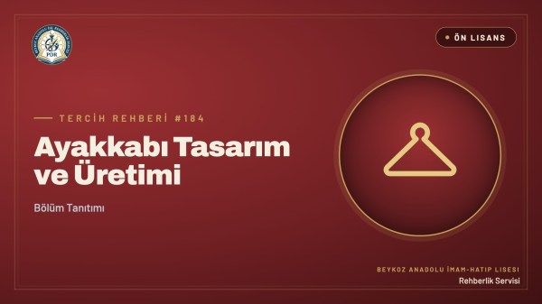 Ayakkabı Tasarım ve Üretimi önlisans programı tanıtım kapağı