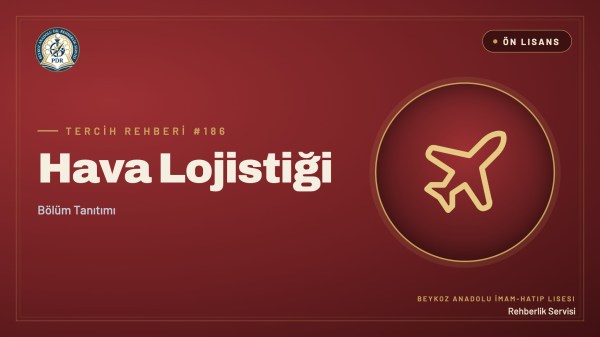 Hava Lojistiği önlisans programı tanıtım kapağı