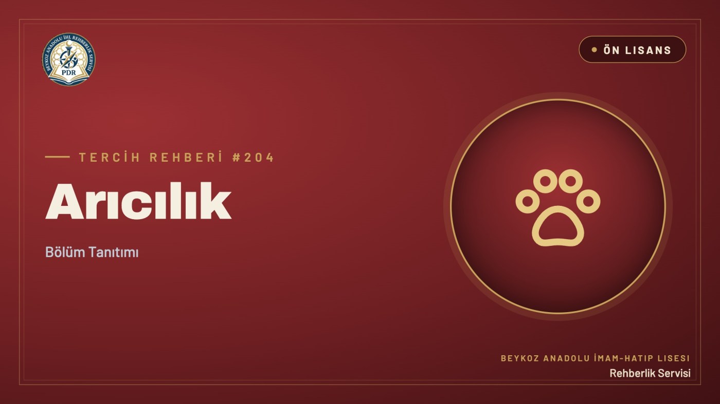 Arıcılık önlisans programı tanıtım kapağı