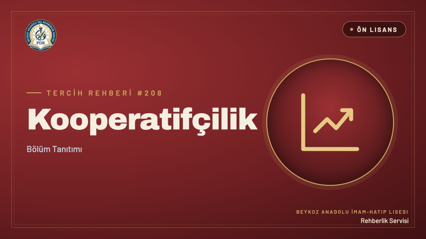 Kooperatifçilik önlisans programı tanıtım kapağı