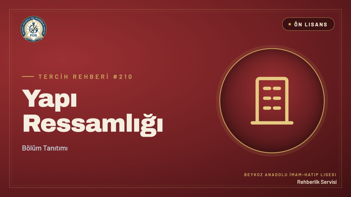 Yapı Ressamlığı önlisans programı tanıtım kapağı