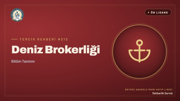 Deniz Brokerliği önlisans programı tanıtım kapağı