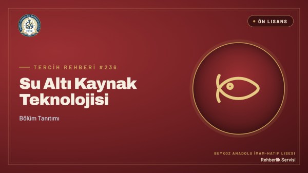 Su Altı Kaynak Teknolojisi önlisans programı tanıtım kapağı