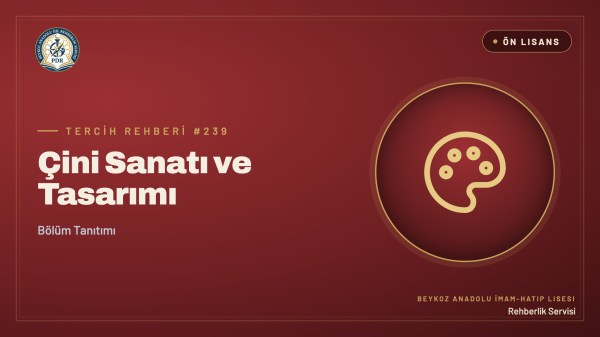 Çini Sanatı ve Tasarımı önlisans programı tanıtım kapağı