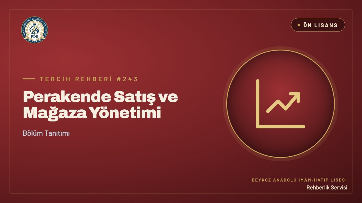 Perakende Satış ve Mağaza Yönetimi önlisans programı tanıtım kapağı