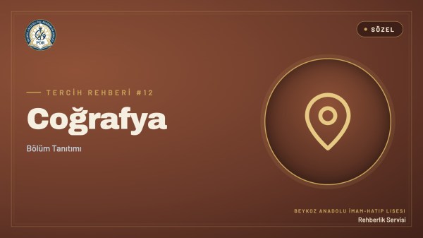 Coğrafya programı tanıtım kapağı