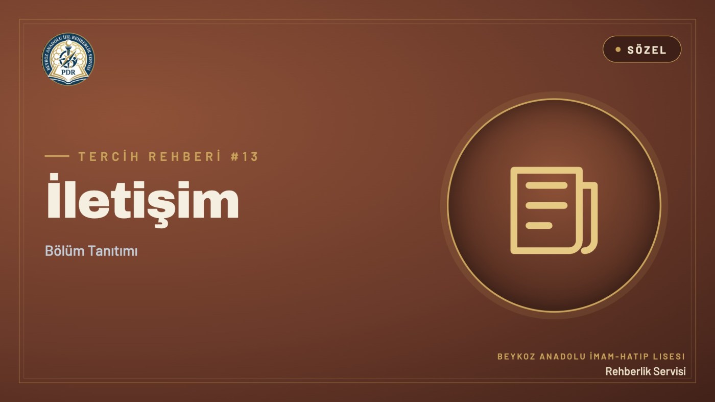 İletişim programı tanıtım kapağı