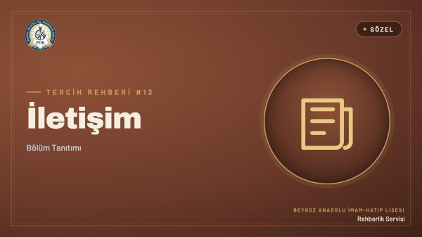 İletişim programı tanıtım kapağı