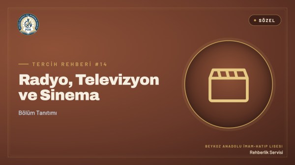 Radyo, Televizyon ve Sinema programı tanıtım kapağı