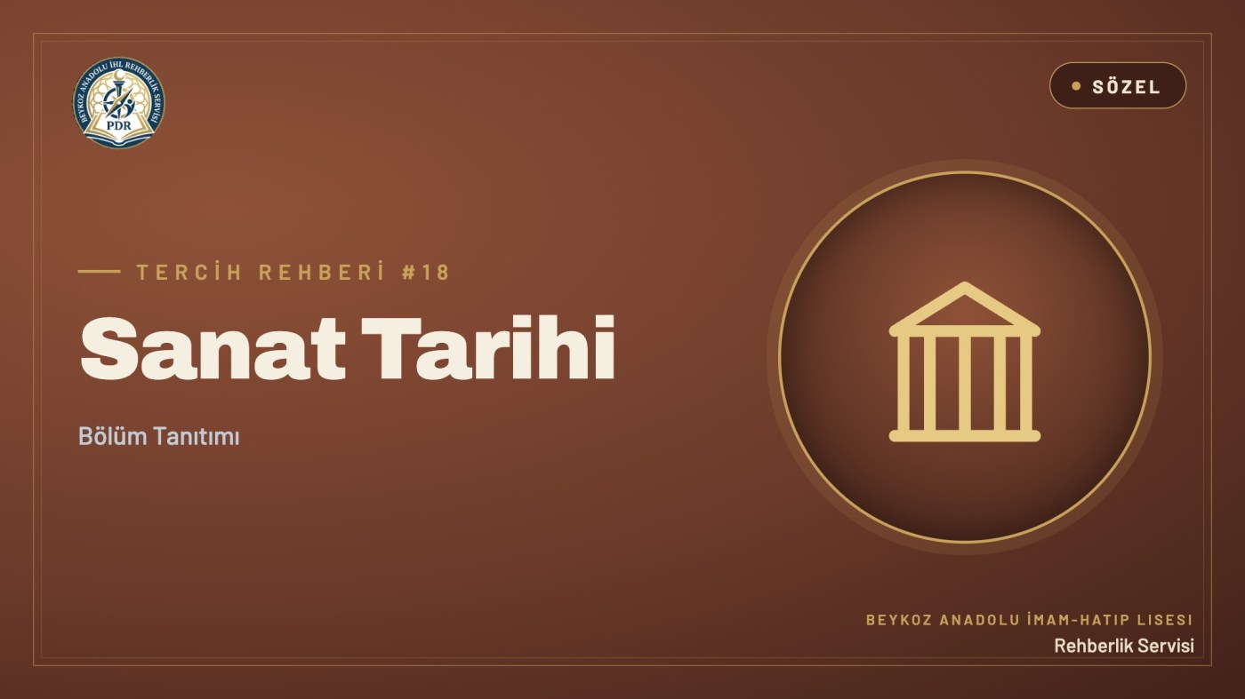 Sanat Tarihi programı tanıtım kapağı