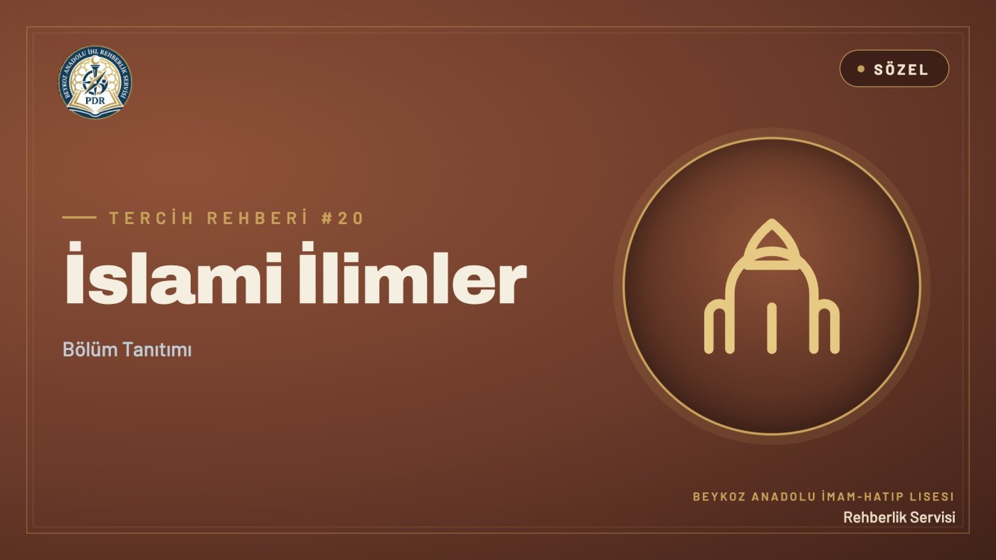 İslami İlimler programı tanıtım kapağı