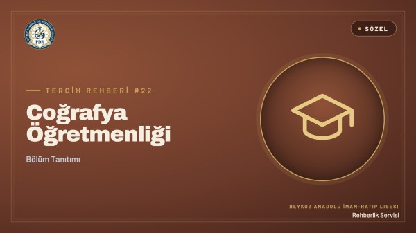 Coğrafya Öğretmenliği programı tanıtım kapağı