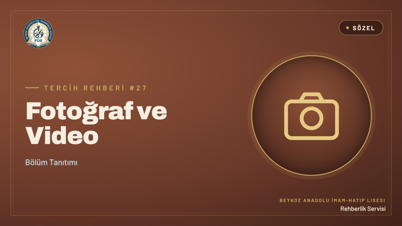 Fotoğraf ve Video programı tanıtım kapağı