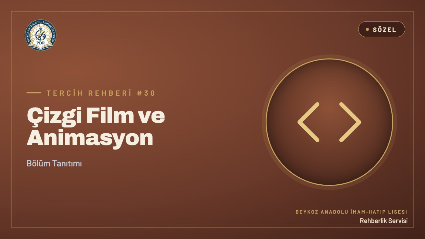 Çizgi Film ve Animasyon programı tanıtım kapağı