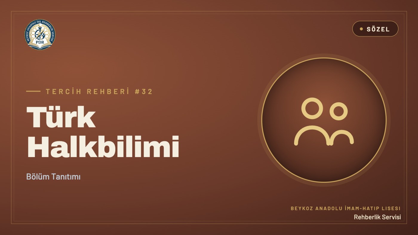 Türk Halkbilimi programı tanıtım kapağı