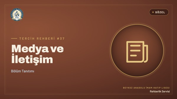 Medya ve İletişim programı tanıtım kapağı
