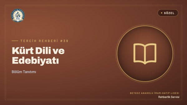 Kürt Dili ve Edebiyatı programı tanıtım kapağı
