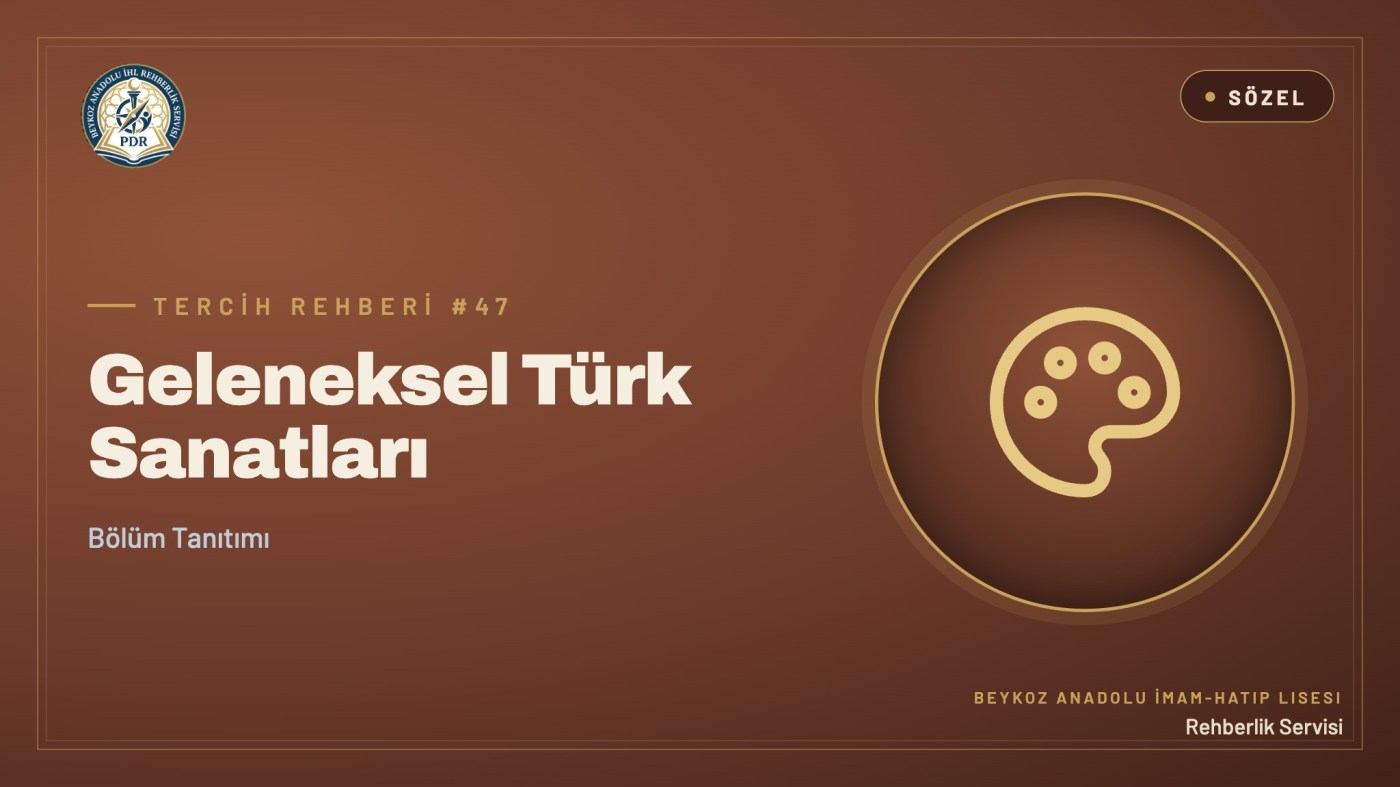 Geleneksel Türk Sanatları programı tanıtım kapağı