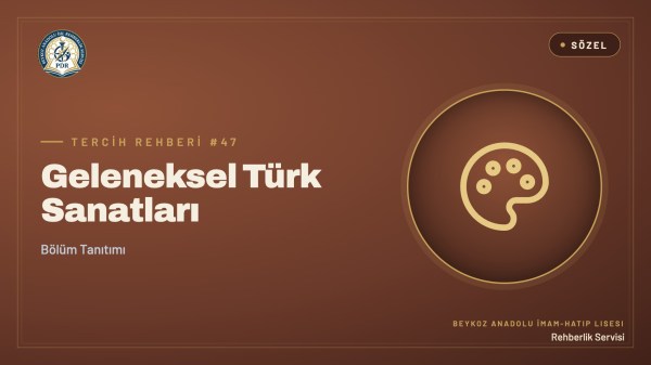 Geleneksel Türk Sanatları programı tanıtım kapağı