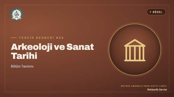 Arkeoloji ve Sanat Tarihi programı tanıtım kapağı