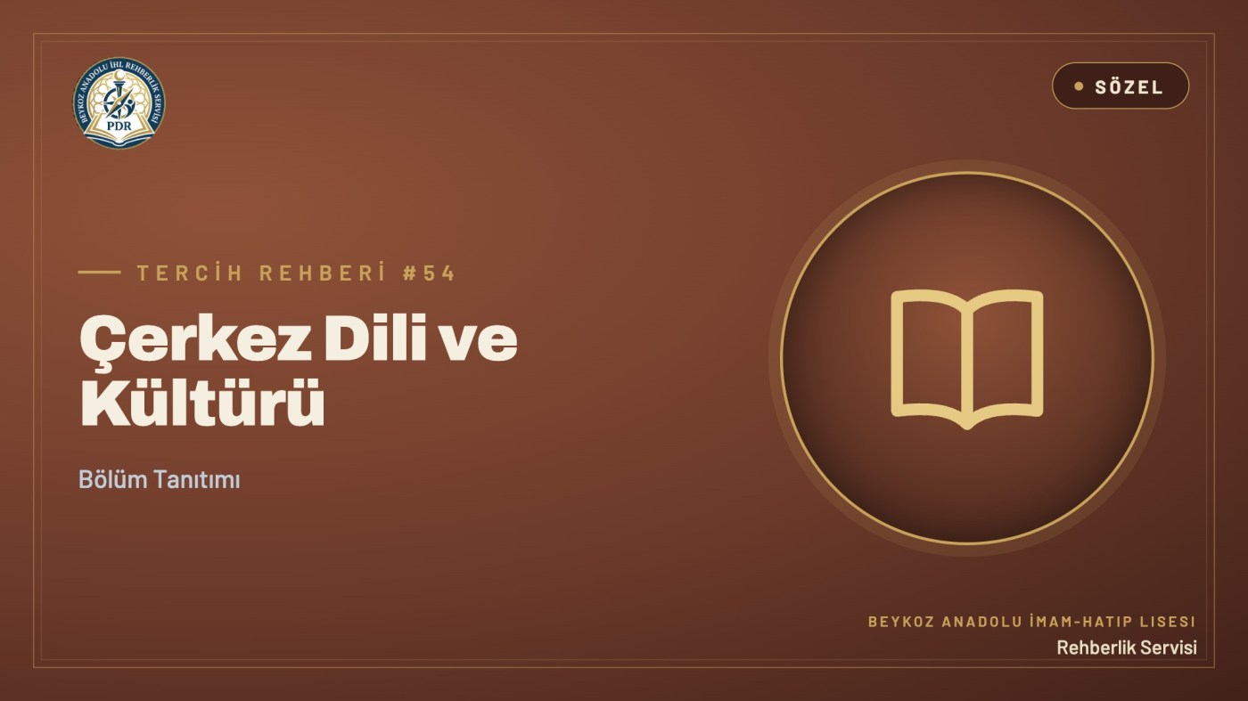 Çerkez Dili ve Kültürü programı tanıtım kapağı