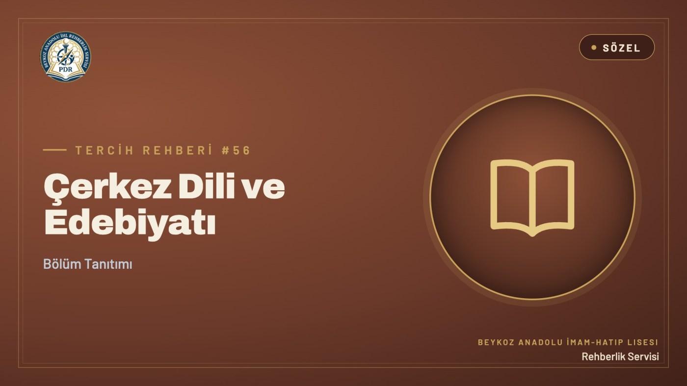 Çerkez Dili ve Edebiyatı programı tanıtım kapağı