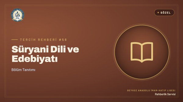 Süryani Dili ve Edebiyatı programı tanıtım kapağı