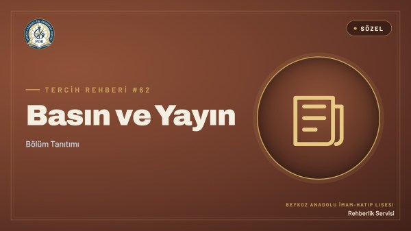 Basın ve Yayın programı tanıtım kapağı